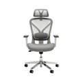 **Nowoczesne krzesło biurowe z siatką i ergonomiczną podpórką**